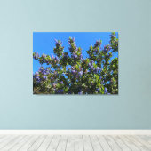 Blauwen Canvas Afdruk (Insitu (Houten vloer))