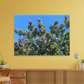 Blauwen Canvas Afdruk (Insitu (Woonkamer))