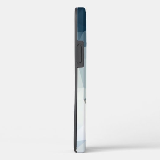 Blauwen en zwarte Abstracte piramide kunst Case-Mate iPhone Case (Achterkant / Rechts)