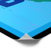 Blauwen op Poster Blauwen (Hoek)