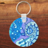 Blauwen Sleutelhanger (Voorkant)