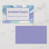 Blauwen Visitekaartje (Voorkant / Achterkant)