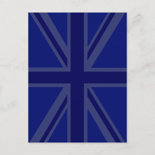 Blauwen voor een EU-vlag Britse vlag Briefkaart