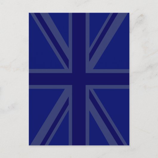 Blauwen voor een EU-vlag Britse vlag Briefkaart (Voorkant)