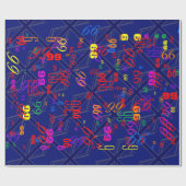 Blauwen voor een EU-vlag Britse vlag Cadeaupapier (Vlak)