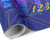 Blauwen voor een EU-vlag Britse vlag Cadeaupapier (Rol Hoek)