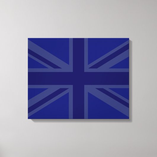 Blauwen voor een EU-vlag Britse vlag Canvas Afdruk (Voorkant)
