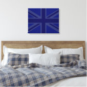 Blauwen voor een EU-vlag Britse vlag Canvas Afdruk (Insitu (Slaapkamer))
