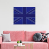 Blauwen voor een EU-vlag Britse vlag Canvas Afdruk (Insitu (Woonkamer))