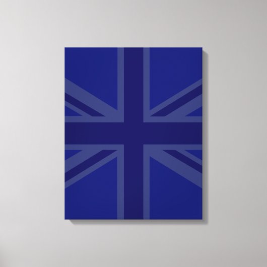 Blauwen voor een EU-vlag Britse vlag Canvas Afdruk (Voorkant)