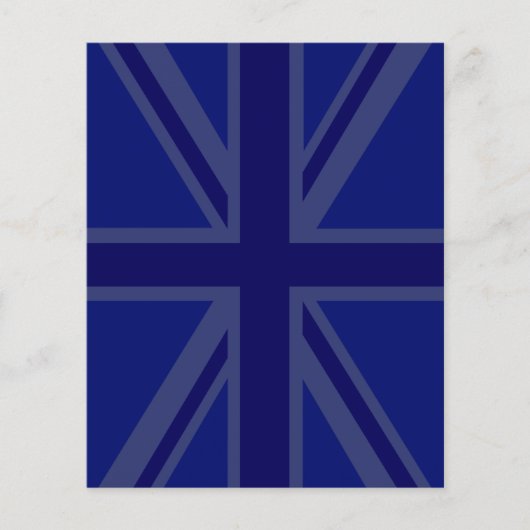 Blauwen voor een EU-vlag Britse vlag Flyer (Voorkant)