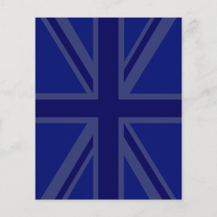Blauwen voor een EU-vlag Britse vlag Flyer