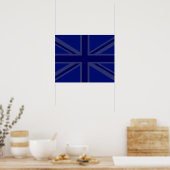 Blauwen voor een EU-vlag Britse vlag Poster (Keuken)