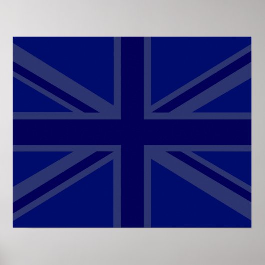 Blauwen voor een EU-vlag Britse vlag Poster (Voorkant)