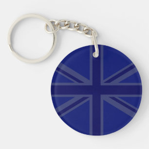 Blauwen voor een Unievaartuig Britse vlag om aan t Sleutelhanger