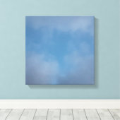 Blauwer dan Blauw Canvas Afdruk (Insitu (Houten vloer))