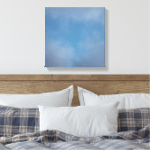 Blauwer dan Blauw Canvas Afdruk (Insitu (Slaapkamer))