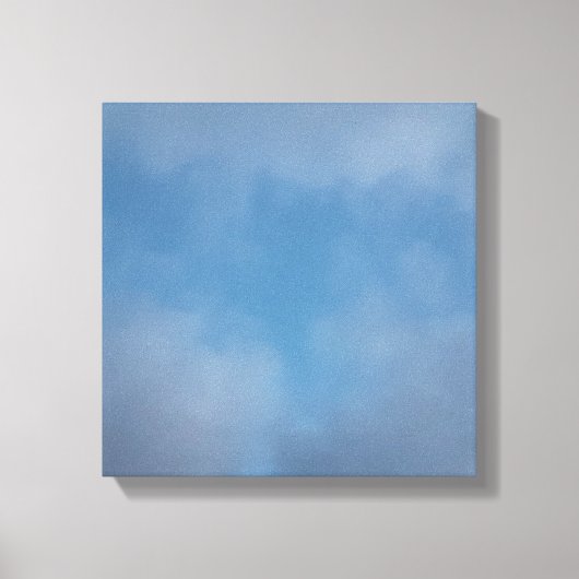 Blauwer dan Blauw Canvas Afdruk (Voorkant)