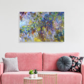 Blauweregen (rechterhelft) door Claude Monet Canvas Afdruk (Insitu (Woonkamer))