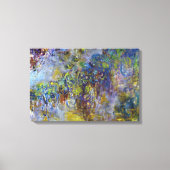 Blauweregen (rechterhelft) door Claude Monet Canvas Afdruk (Voorkant)