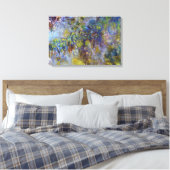 Blauweregen (rechterhelft) door Claude Monet Canvas Afdruk (Insitu (Slaapkamer))