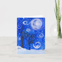 blauwerige sneeuwstorm