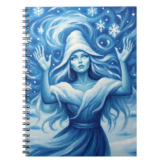 BlauweWinterHeks Notitieboek (Voorkant)