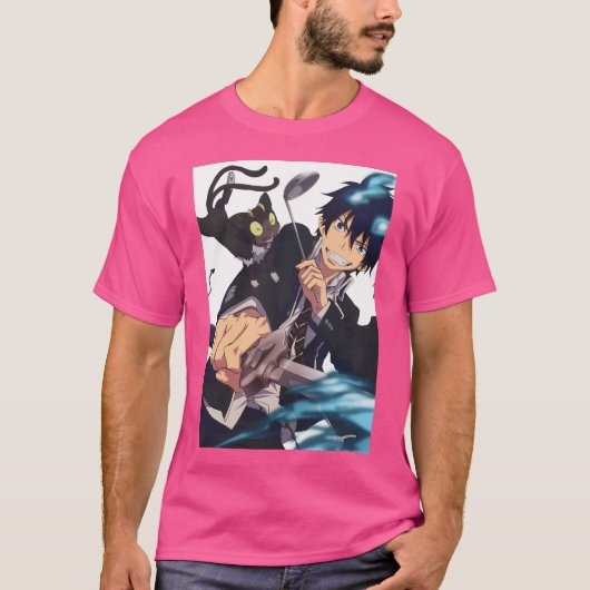 blauwexorcist t-shirt (Voorkant)