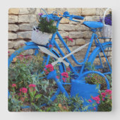 Blauwfiets. Vierkante Klok (Voorkant)