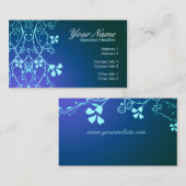 BlauwFlorali-Visitekaartje Visitekaartje (Voorkant / Achterkant)