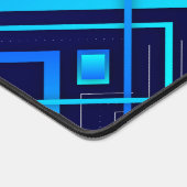 blauwfuturistisch bureaumat (Hoek)