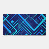 blauwfuturistisch bureaumat (Voorkant)