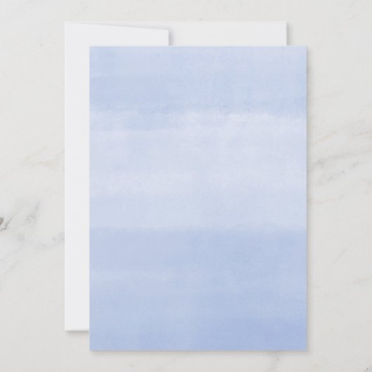 Blauwgele goudelegant floranje Sip en Zie Kaart (Achterkant)