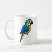 Blauwgele Macaw Koffiemok (Links)