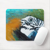 Blauwgele Macawê Muismat (Met muis)