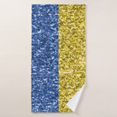 Blauwgele Oekraïense vlag Badhanddoek (Badhanddoek)