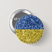Blauwgele Oekraïense vlag Ronde Button 5,7 Cm (Voorkant /achterkant)