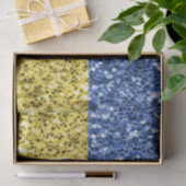 Blauwgele Oekraïense vlag Tissuepapier (Geschenk)