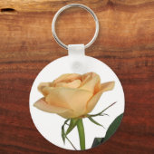 Blauwgele roos sleutelhanger (Voorkant)