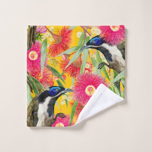 Blauwgelige Honoogatroop Bad Handdoek (Wasdoekje)