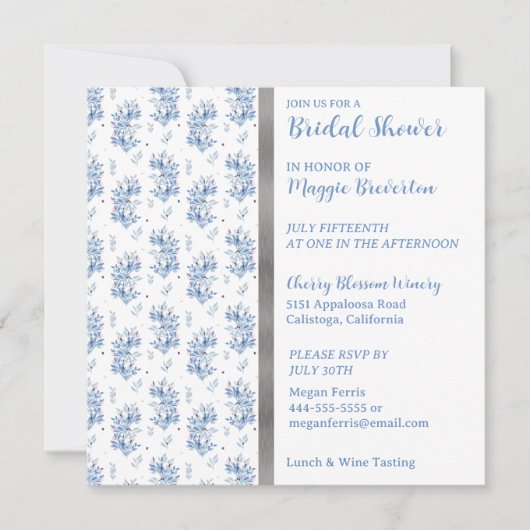 Blauwgeverfde olievloeistoestoestel kaart (Voorkant)