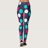 Blauwgevlekt Leggings (Achterkant)