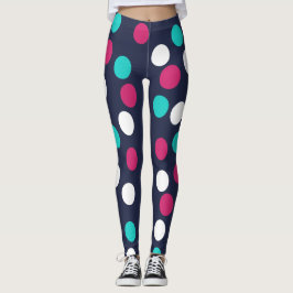 Blauwgevlekt Leggings