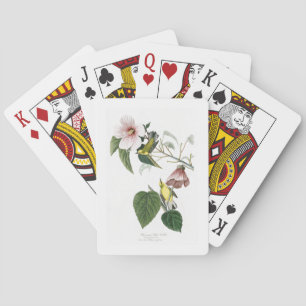 Blauwgevleugelde Gele Zanger Audubon Vogels Amerik Pokerkaarten