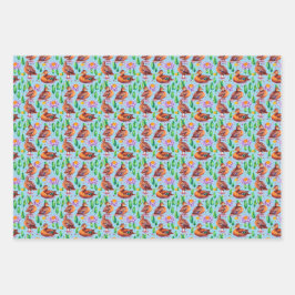 Blauwgevleugelde Slagpaterneuten In Een Moeras Pat Inpakpapier Vel