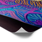 Blauwgezicht Afrikaanse prinses Poster (Hoek)