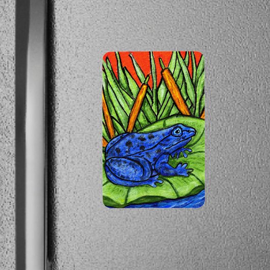Blauwgifkikker Magneet