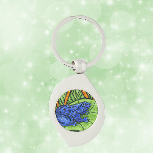 Blauwgifkikker Sleutelhanger