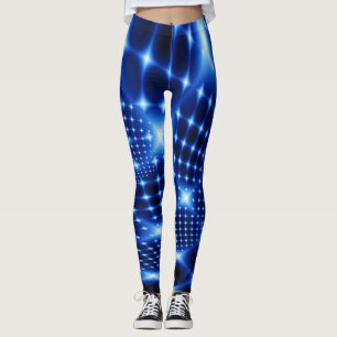 Blauwgloeifractal Leggings