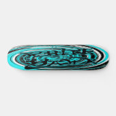 blauwgolf skateboard (Horizontaal)